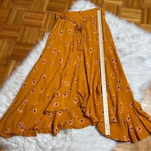 Anthropologie | Faithfull Botany Belted full Skirt